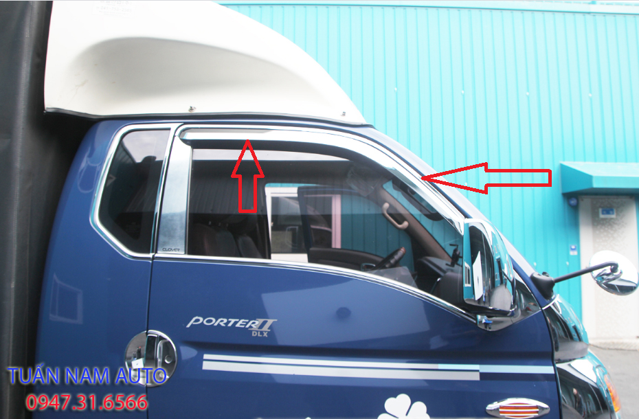 VÈ MƯA CRÔM XE TẢI HYUNDAI H150 / H100 / PORTER II