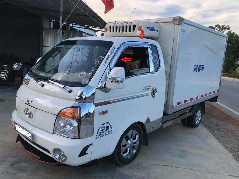 VÈ MƯA CRÔM XE TẢI HYUNDAI H150 / H100 / PORTER II