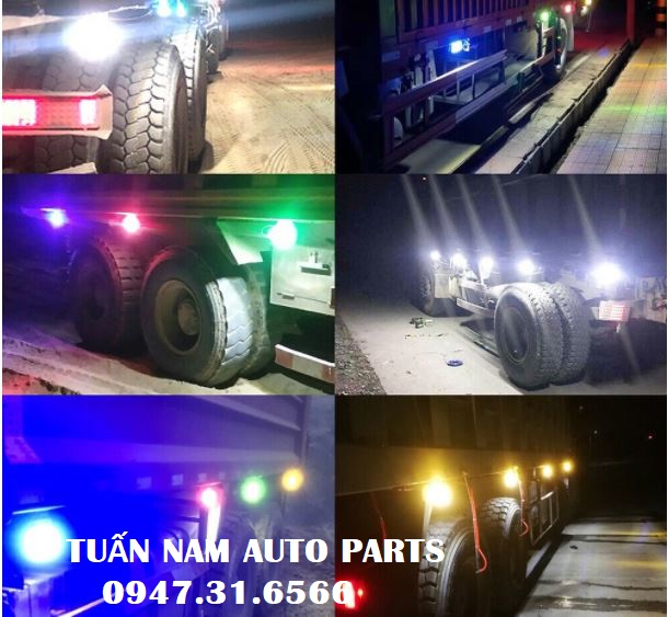 Đèn Led Sườn Xe Tải Chống Va Đập Chống Nước Mỏng Rẻ Bền