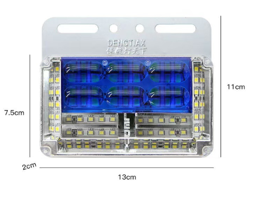 Đèn Led Hông Sườn Xe Tải Mẫu Siêu Sáng, Chống Nước, Chống Va Đập 12V-24V