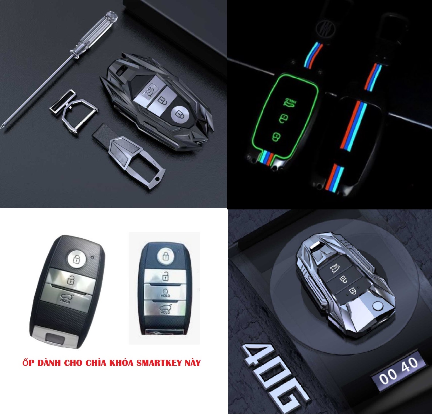 KIA Tổng Hợp Ốp Khóa Seltos Sonet Carens Soluto Optima Sorento Đẹp Đẳng Cấp