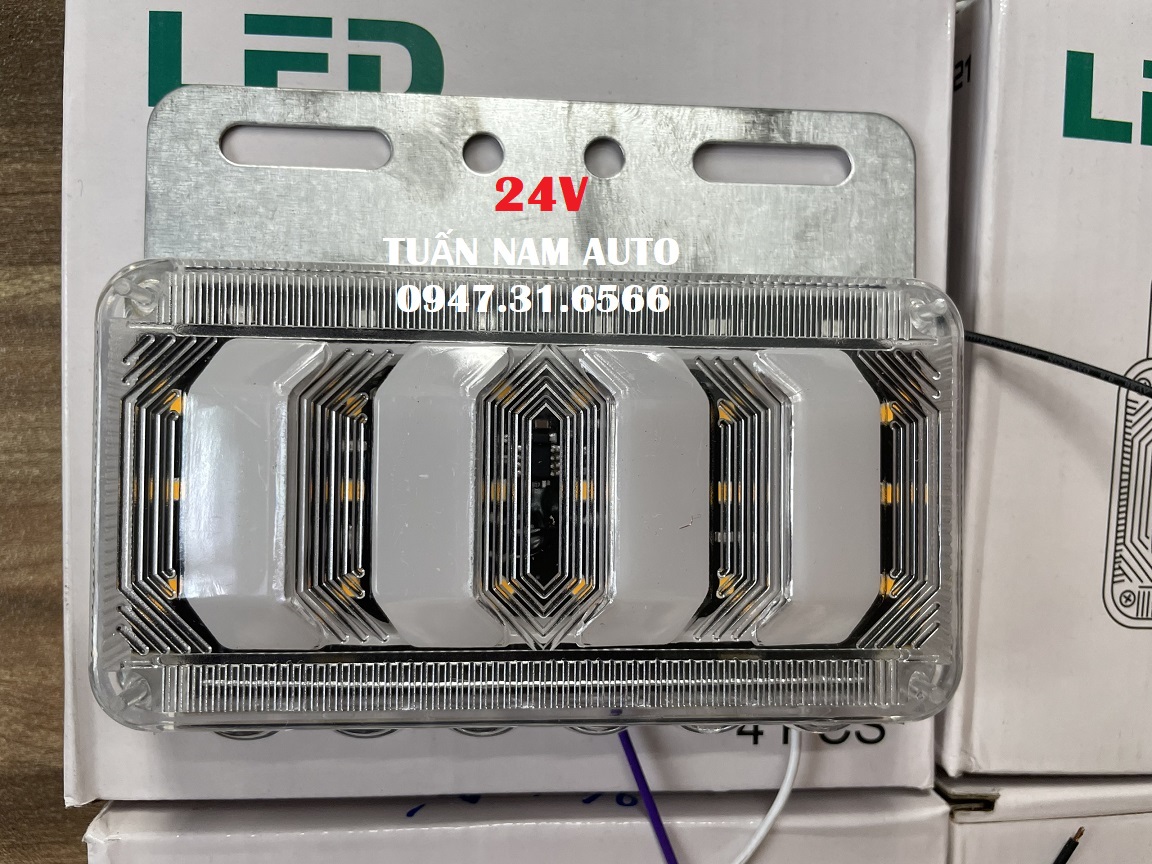 Đèn Led Hông Sườn Xe Tải Ben Đầu Kéo 12V & 24V