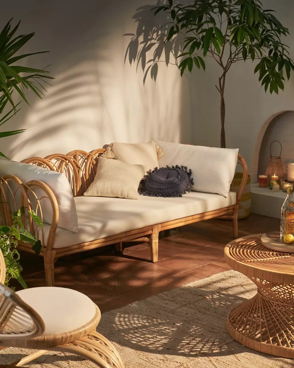 Bộ Bàn Ghế Sofa Mây Blooming