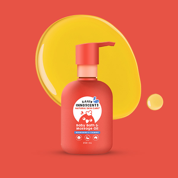 Dầu Tắm Và Massage Cho Bé Sơ Sinh Dịu Nhẹ & Lành Tính - Little Innocents Baby Bath & Massage Oil 250ml