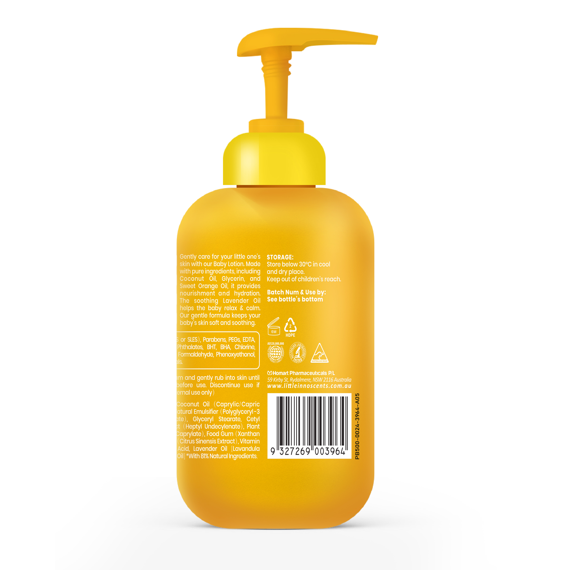 Kem Dưỡng Ẩm Cho Bé Dịu Nhẹ & An Toàn & Lành Tính - Little Innoscents Baby Moisturising Lotion 500ml