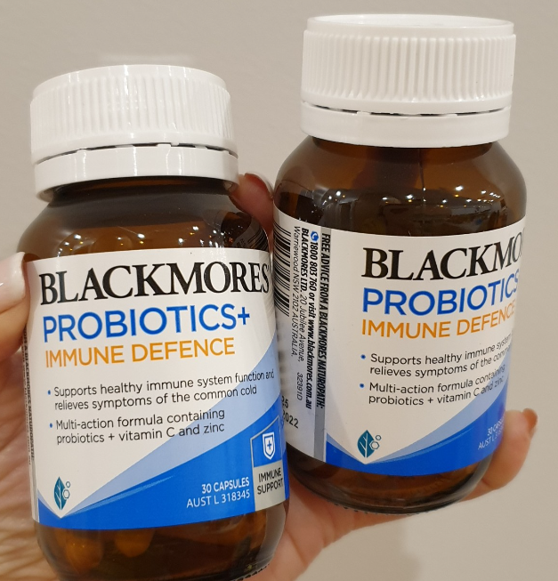 Men Vi Sinh Hỗ Trợ Hệ Miễn Dịch Blackmores Probiotics+ Immune Defence Gut Health Vitamin 30 Viên