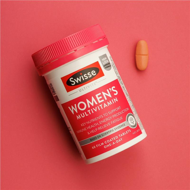 Viên uống vitamin tổng hợp cho phụ nữ 50 tuổi - Swisse Womens Multivitamin 50+ 60 Viên