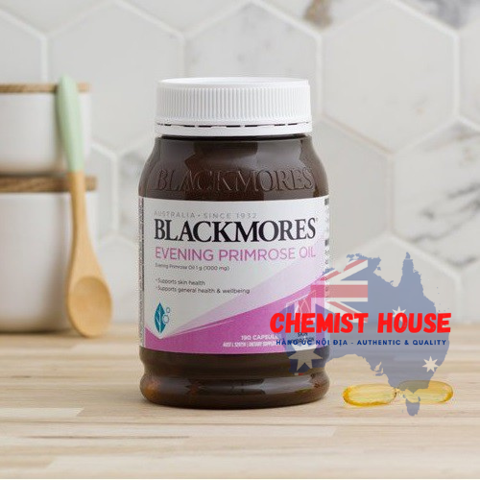 Blackmores Evening Primrose Oil - Viên uống tinh dầu hoa anh thảo 190 viên