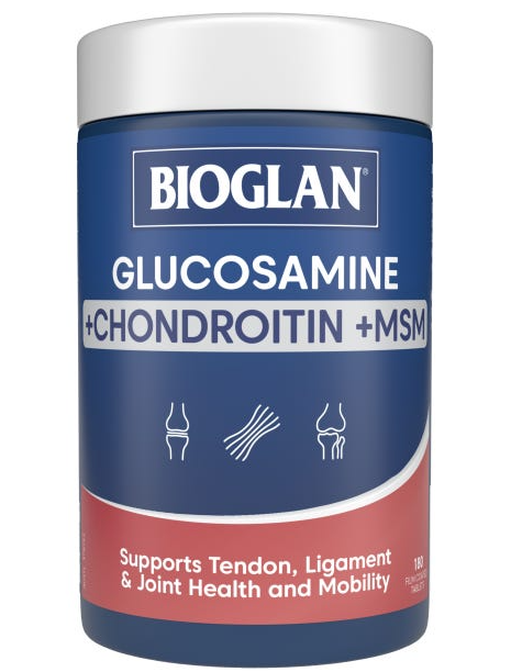 Viên Uống Giảm Đau Xương Khớp Bioglan Glucosamine Chondroitin + MSM 180 Table