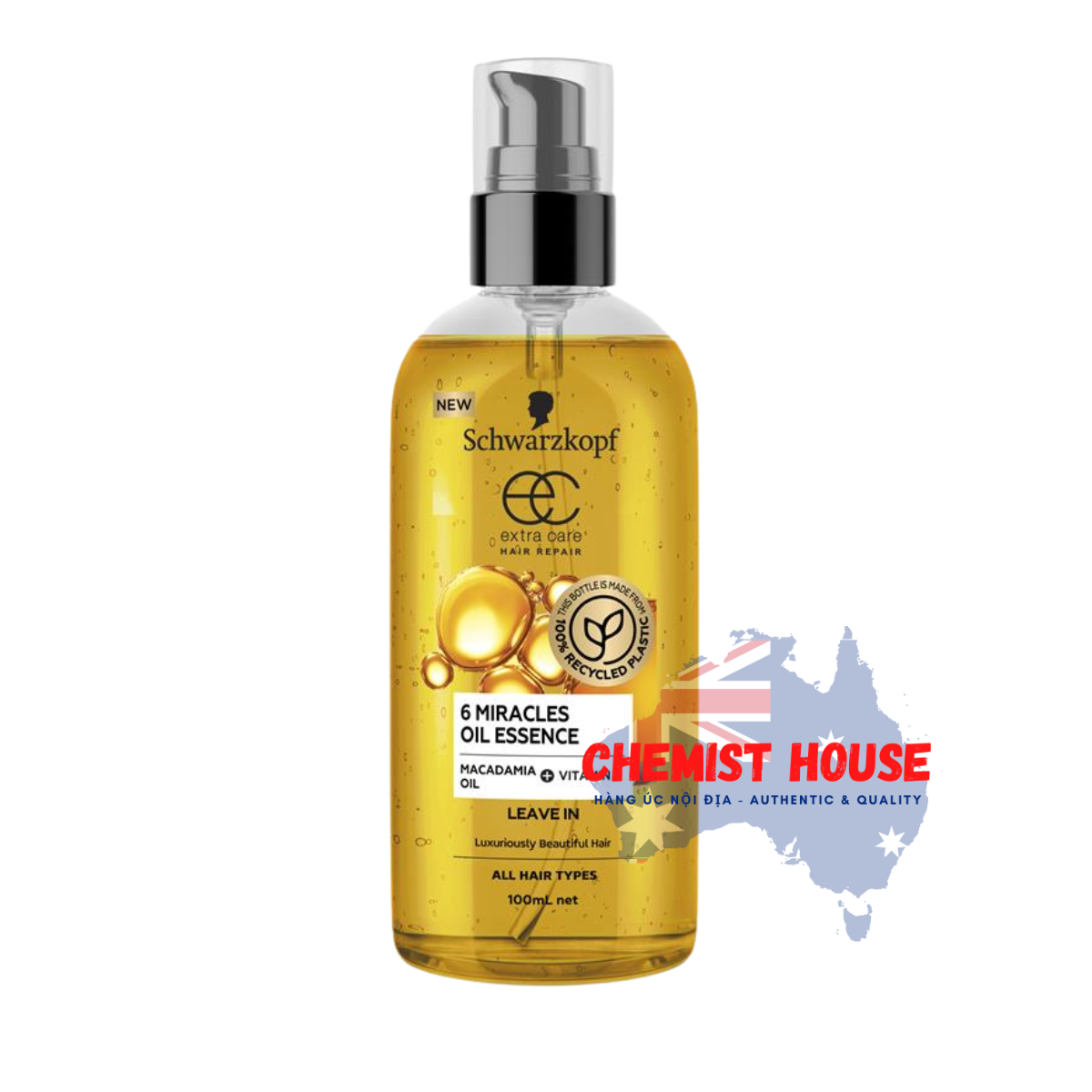 Dầu Dưỡng Tóc & Tinh Chất Phục Hồi Tóc Schwarzkopf Extra Care 6 Miracles 100ml