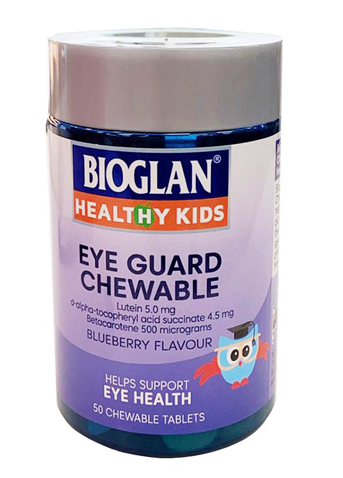 Viên Nhai Bổ Mắt Cho Trẻ Bioglan Kids Eye Guard Chewable 50 Tablets