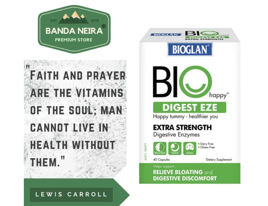 Viên uống giảm đầy bụng khó tiêu Bioglan Biohappy Digest Eze 40