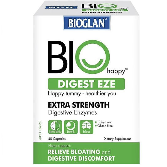 Viên uống giảm đầy bụng khó tiêu Bioglan Biohappy Digest Eze 40
