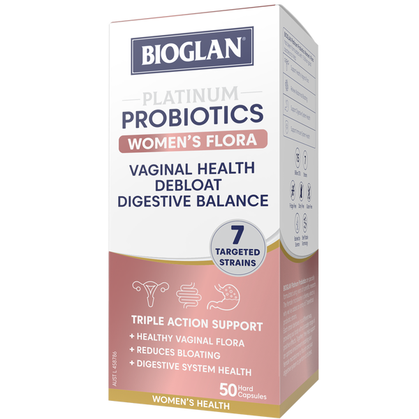 Viên uống bổ sung lợi khuẩn dành cho nữ Bioglan Platinum Probiotics Women's Flora 50s