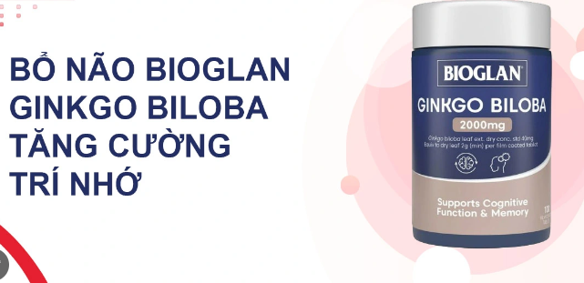 Tăng cường trí nhớ của Úc Bioglan Ginkgo Biloba 2000mg 100 Tablets
