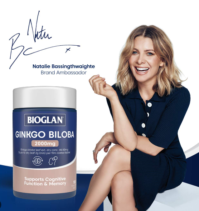 Tăng cường trí nhớ của Úc Bioglan Ginkgo Biloba 2000mg 100 Tablets