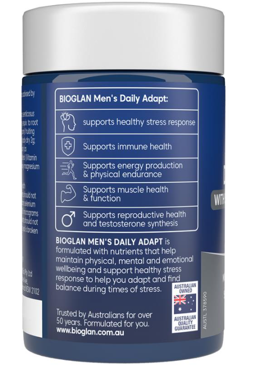 Bioglan Mens Daily Adapt 50 Capsules