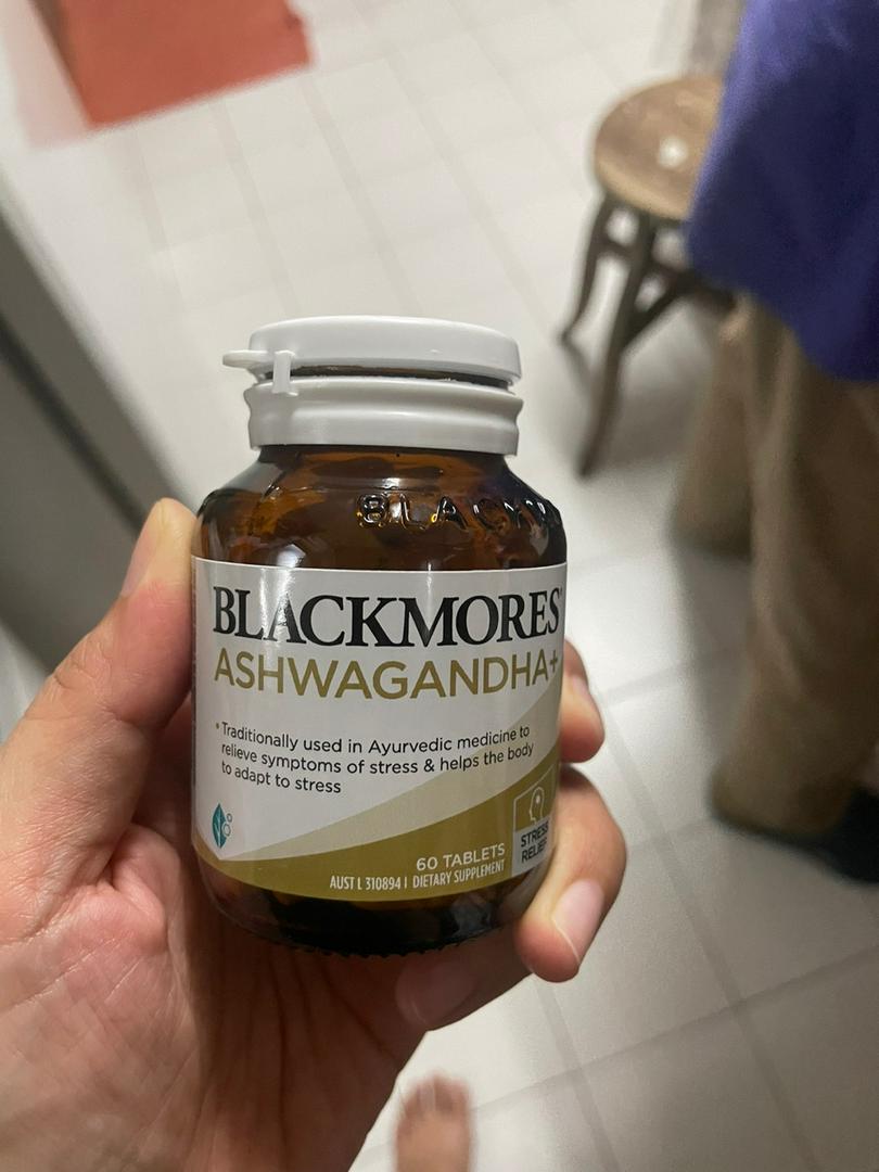 Viên uống giảm căng thẳng Blackmores Ashwagandha + 60 Tablets