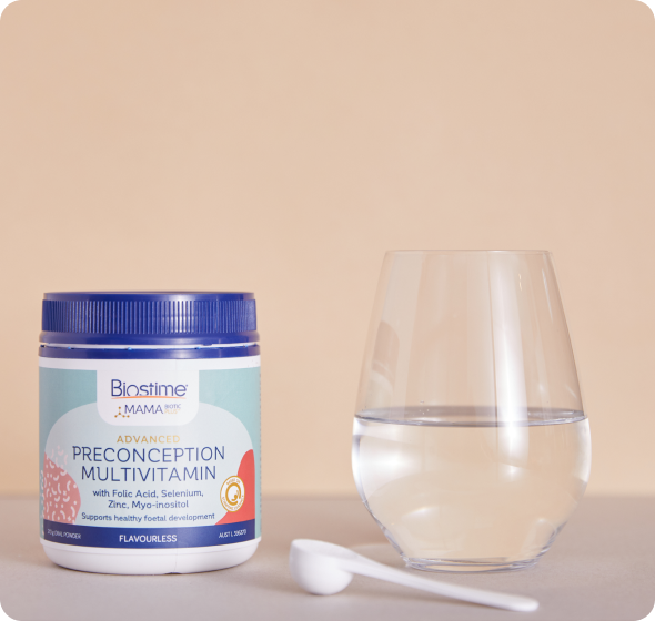 Vitamin Tổng Hợp Dành Cho Mẹ Trước Khi Thụ Thai - Biostime MamaBiotic Plus Advanced Preconception Multivitamin