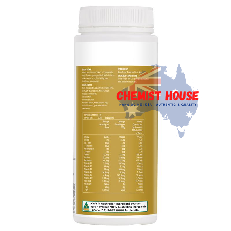 Healthy Care Colostrum Milk Powder - Sữa bò non 300g
