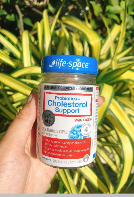 Men Vi Sinh Hỗ Trợ Tim Mạch Úc Life Space Probiotic + Cholesterol Support 50 Capsules