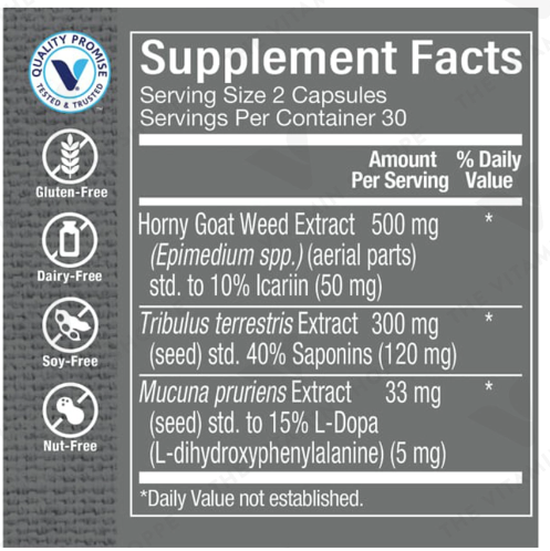 Horny Goat Weed For Him - Hỗ Trợ Sinh Lý Nam Hộp 50 Viên