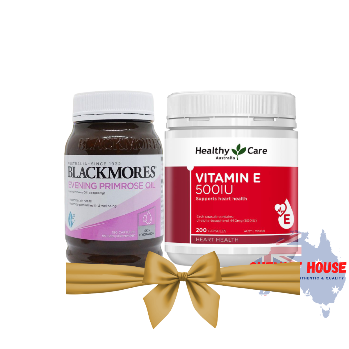 Combo Hồi Xuân cho phụ nữ u40+ và sau sinh (Blackmores Anh Thảo + Vitamin E Healthy care)