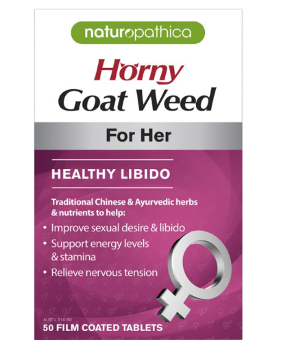 Horny Goat Weed For Her - Hỗ Trợ Sinh Lý Nữ Hộp 50 Viên