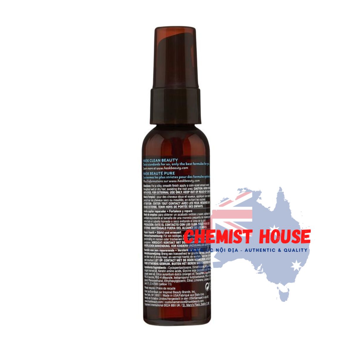 Tinh chất Hask Argan Oil phục hồi và bóng tóc khô xơ chẻ ngọn làm dày tóc 59ml