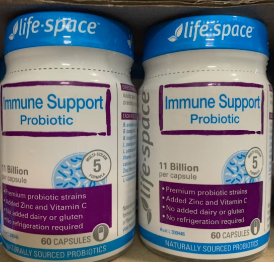 Viên Uống Men Vi Sinh Tăng Đề Kháng Life Space Immune Support Probiotic 60 Capsules