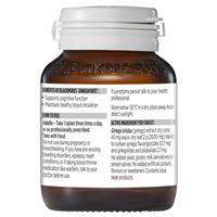 Viên uống bổ não, tăng cường trí nhớ Blackmores Ginkgo Forte 80 Tablets