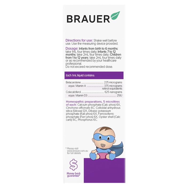 Siro tăng cường sức đề kháng cho bé Brauer Baby & Child Immunity Support 100ml