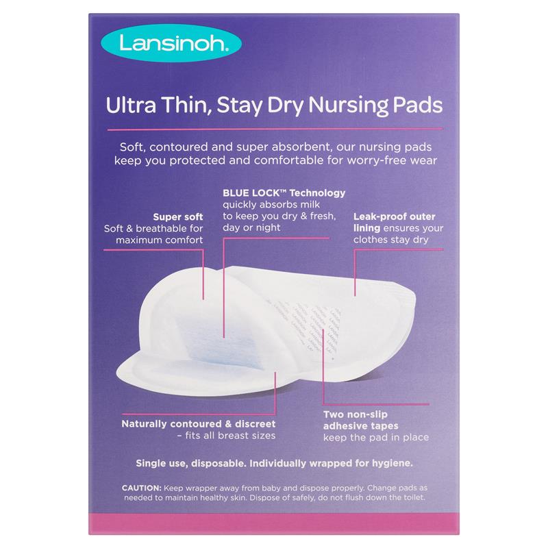 Lansinoh Ultra Thin Stay Dry Nursing Pads 60 Gói