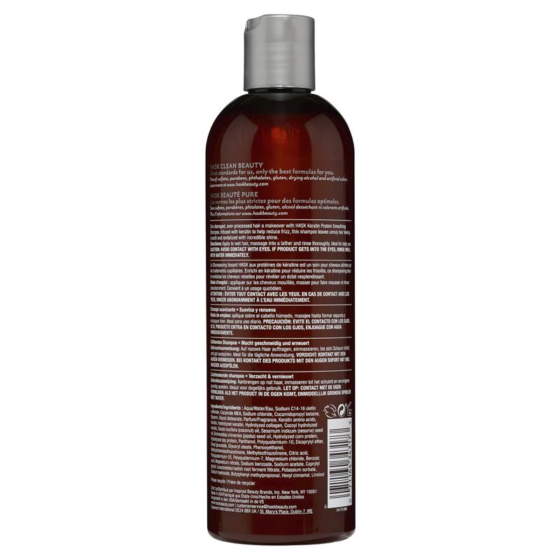 Dầu Gội Giúp Phục Hồi Tóc Hask Keratin Protein Smoothing 355ml
