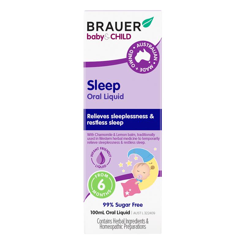 Siro Hỗ Trợ Giấc Ngủ Cho Bé Brauer Baby & Child Sleep 100ml