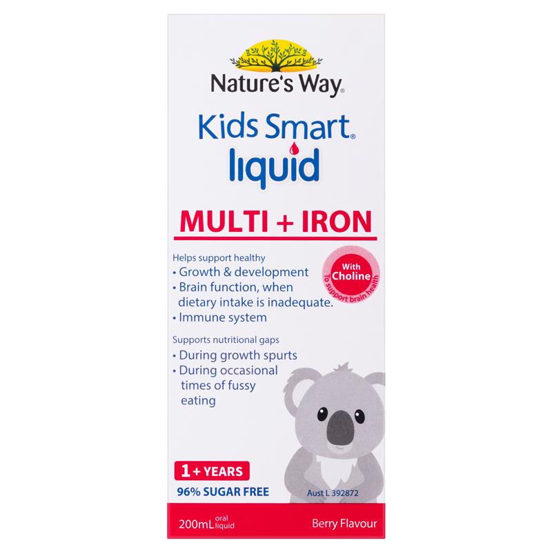 Nature's Way Kids Siro Vitamin Tổng Hợp Bổ Sung Vitamin Tổng Hợp Kèm Sắt Mau Ăn Chóng Lớn Tăng Đề Kháng