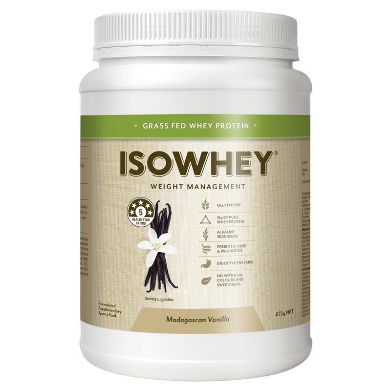 Bột Whey Giảm Cân IsoWhey Complete Vị Vanilla, Chocolate, Banana Hỗ Trợ Tăng Cơ Giảm Mỡ 672g - IsoWhey Complete Vanilla, Chocolate, Banana 672g