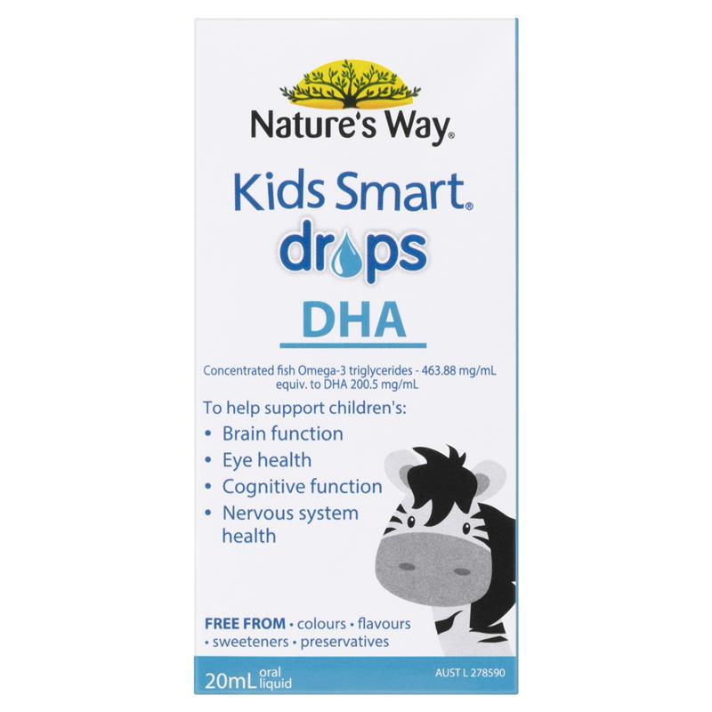 Nature's Way Kids Smart Drops DHA Hỗ Trợ Phát Triển Não Bộ, Thị Lực Cho Bé 20ML - Nature's Way Kids Smart Drops DHA 20ml