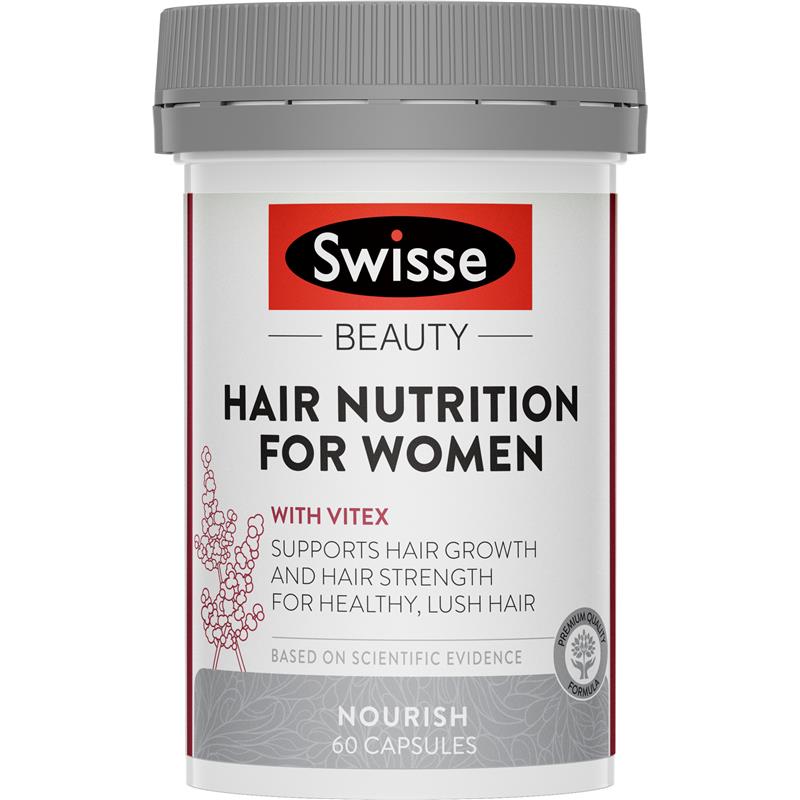 Viên uống dưỡng tóc cho nữ giới - Swisse Hair Nutrition For Women 60 Viên