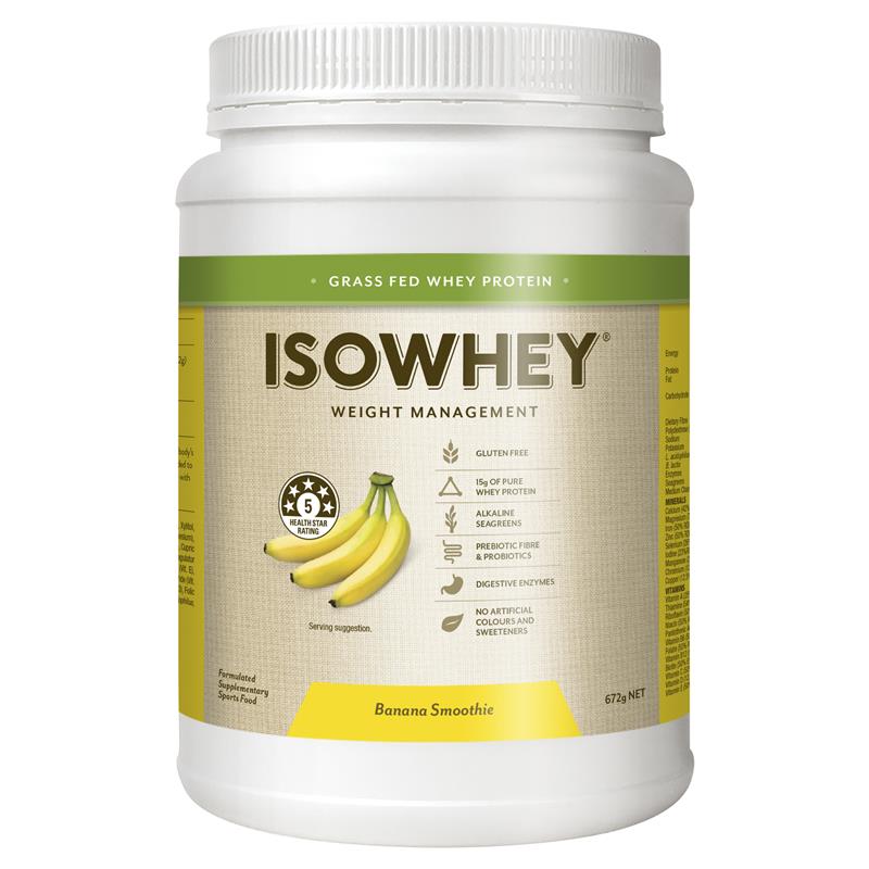 Bột Whey Giảm Cân IsoWhey Complete Vị Vanilla, Chocolate, Banana Hỗ Trợ Tăng Cơ Giảm Mỡ 672g - IsoWhey Complete Vanilla, Chocolate, Banana 672g