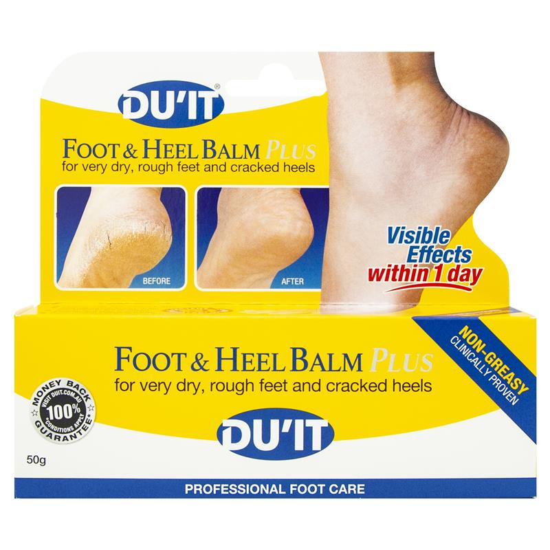 Kem dưỡng và nứt gót chân DU'IT Foot & Heel Balm Plus Dry Skin Foot Cream 50g