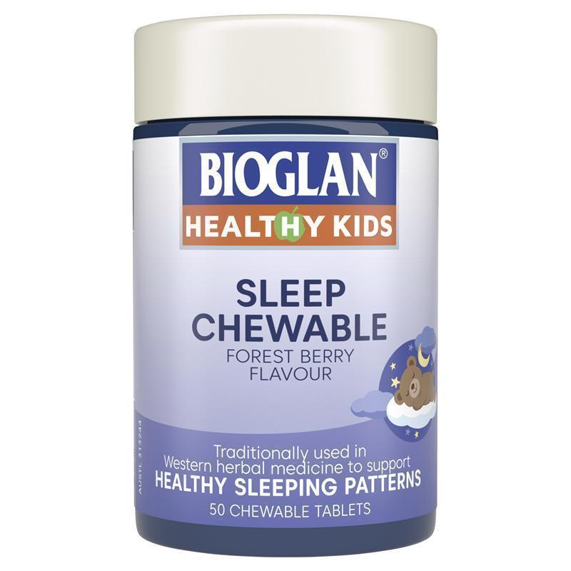 Viên nhai hỗ trợ giấc ngủ cho trẻ công thức mới Bioglan Kids Sleep Chewable 50 Tablets