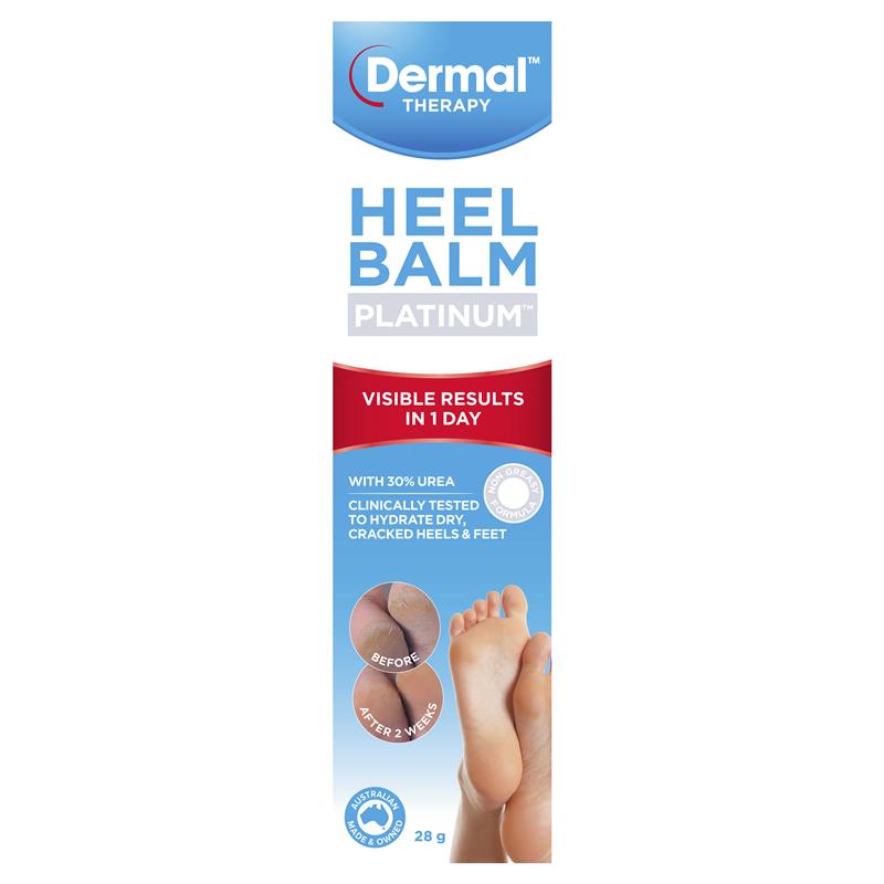 Kem Dưỡng Gót Chân Dermal Therapy Platinum 28g - Dermal Therapy Heel Balm Platinum 28g