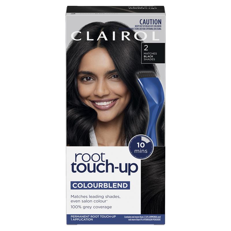Thuốc Nhuộm Tóc Chuẩn Màu & Dễ Dàng Sử Dụng Lâu Phai Màu Đen - Clairol Nice N Easy Root Touch Up Màu Đen