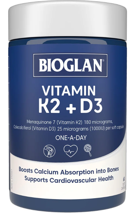 Bioglan Vitamin K2 + D3 60 Capsules