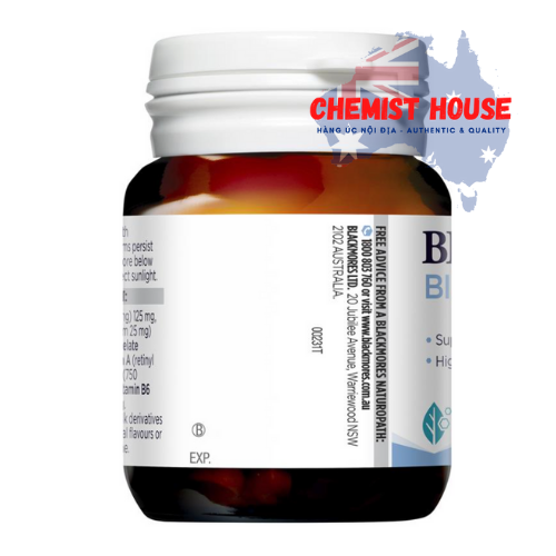 Blackmores Bio Zinc - Viên uống bổ sung kẽm tự nhiên 84 viên