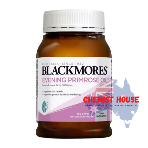 Blackmores Evening Primrose Oil - Viên uống tinh dầu hoa anh thảo 190 viên