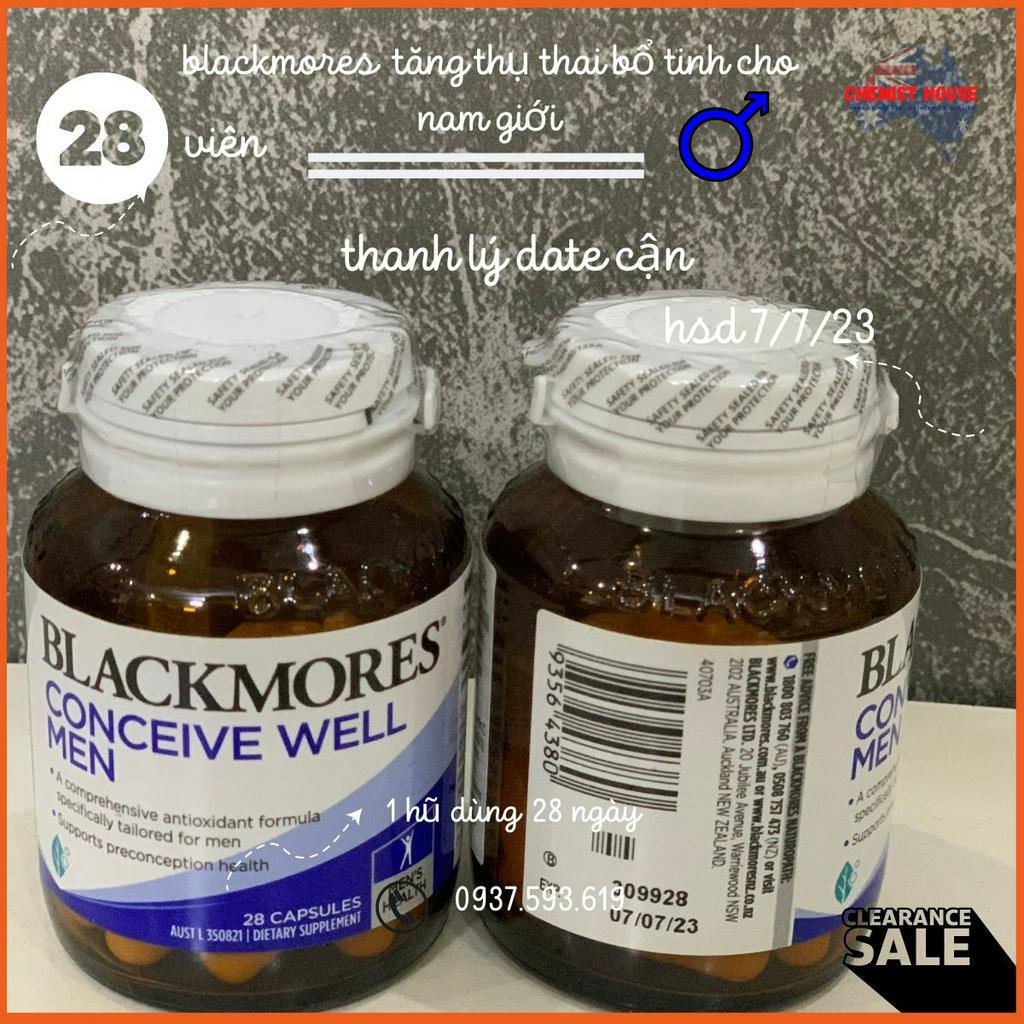 Viên uống tăng sinh lý tăng thụ thai cho Nam - Blackmores Conceive Well Men 28 Tablets