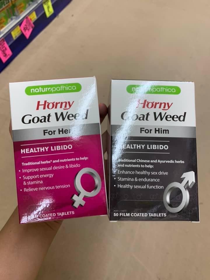 Horny Goat Weed For Him - Hỗ Trợ Sinh Lý Nam Hộp 50 Viên