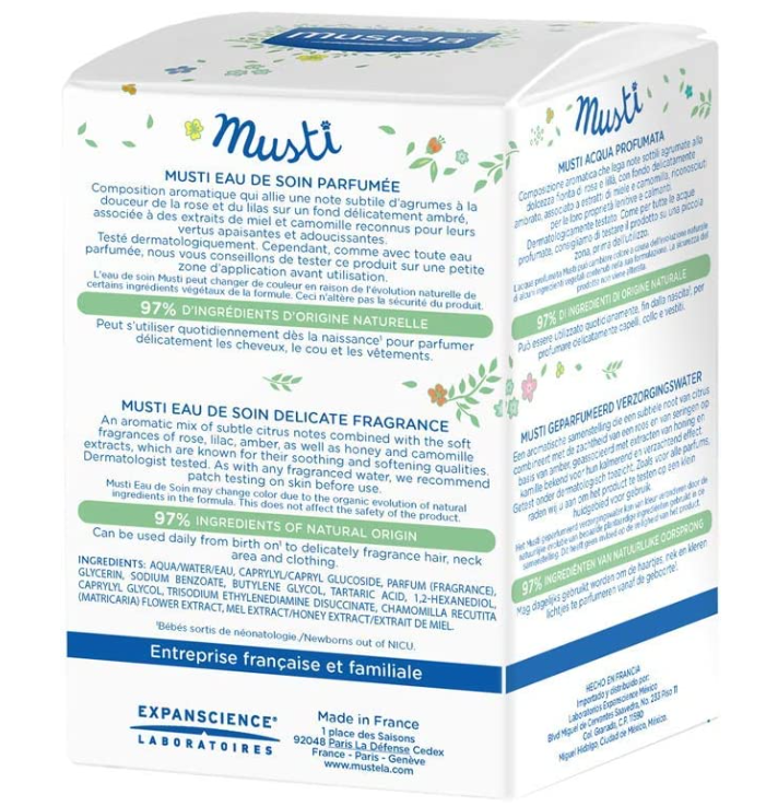 Mustela Musti Eau de Soin Perfume 50ml Online Only